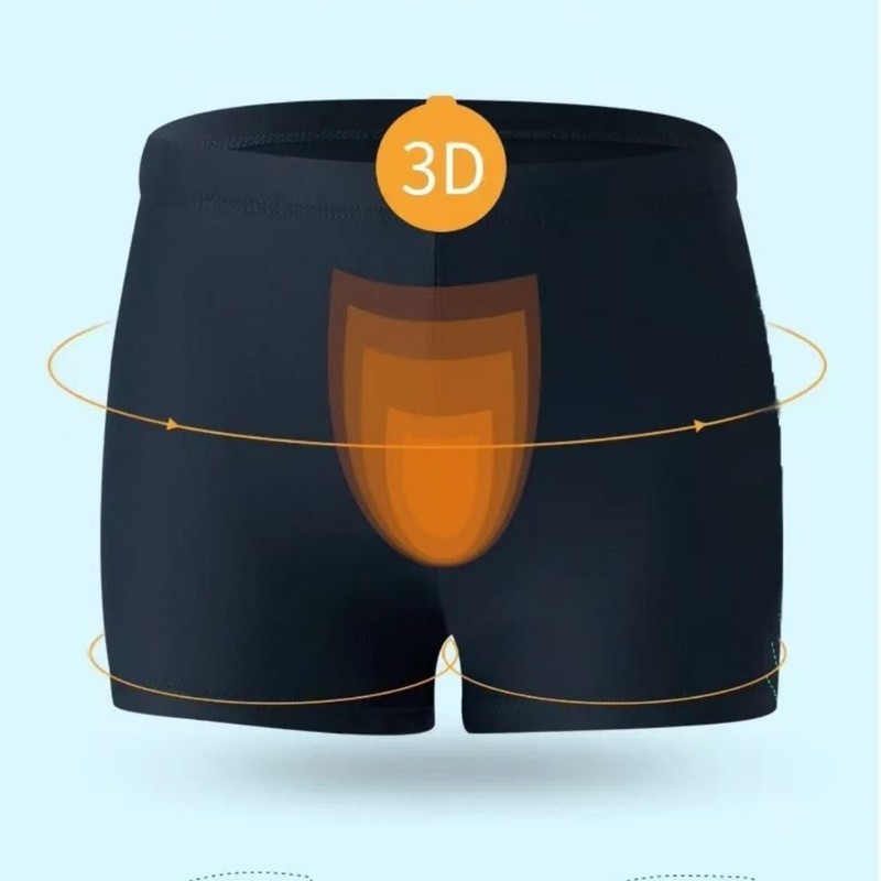 Swim Trunk Quick Dry - Celana Renang Pria Lapis Ganda 3D