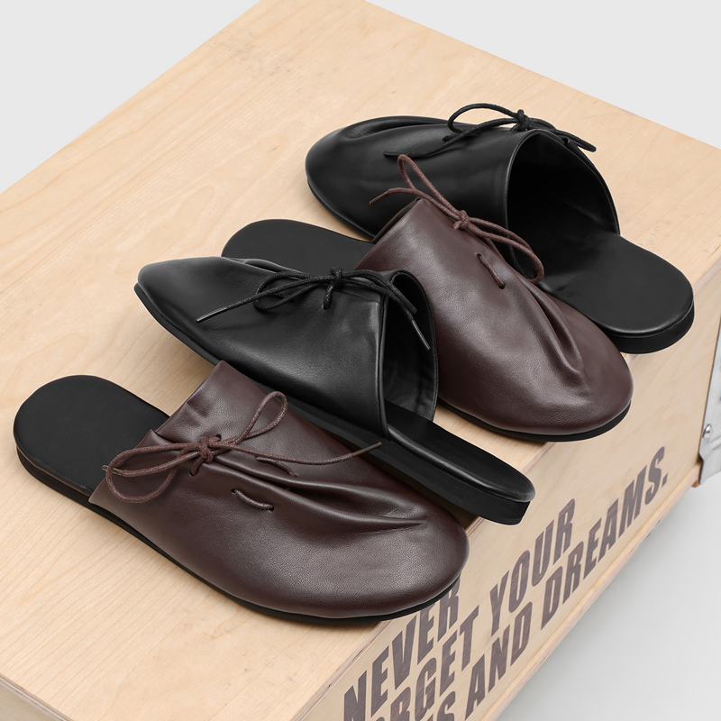 Flip Flop Leather Men - Sandal Pria Santai Modis dan Nyaman