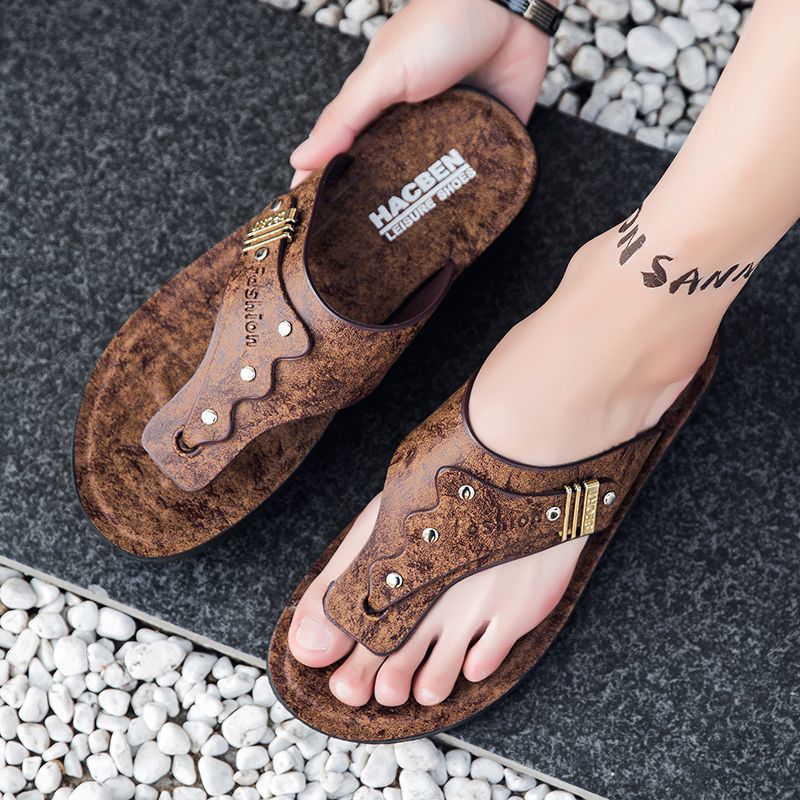 Flip Flop Leather Men - Sandal Jepit Pria Kulit Asli 2026