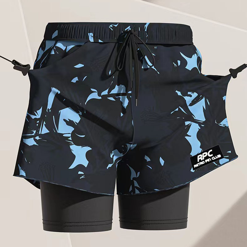 Celana renang lapisan ganda de - Swim Trunk Quick Dry ulasan dan harga