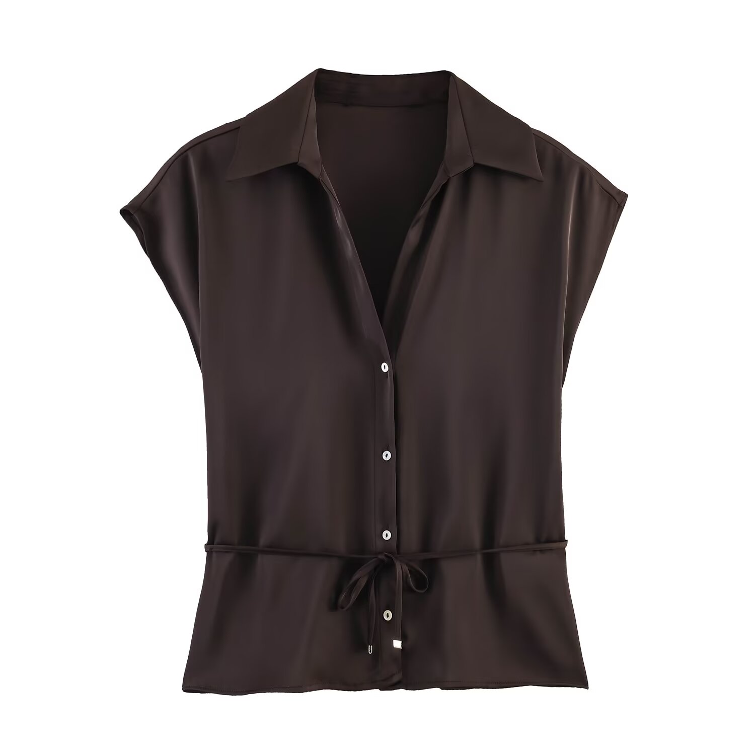 Willshela Fashion Wanita denga - Shirt Camp Collar ulasan dan harga