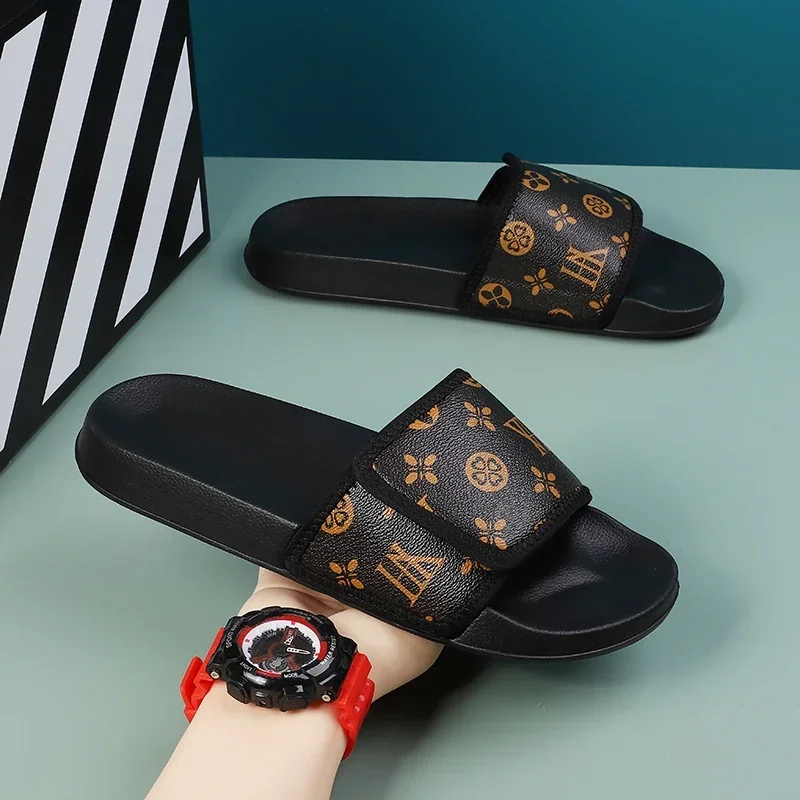 Sandal Kulit Asli Pria Sandal  - Flip Flop Leather Men ulasan dan harga